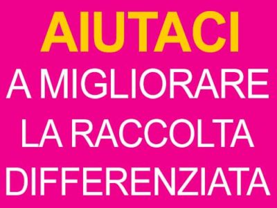 CRISPIANO. AIUTACI A MIGLIORARE IL SERVIZIO DI RACCOLTA DIFFERENZIATA