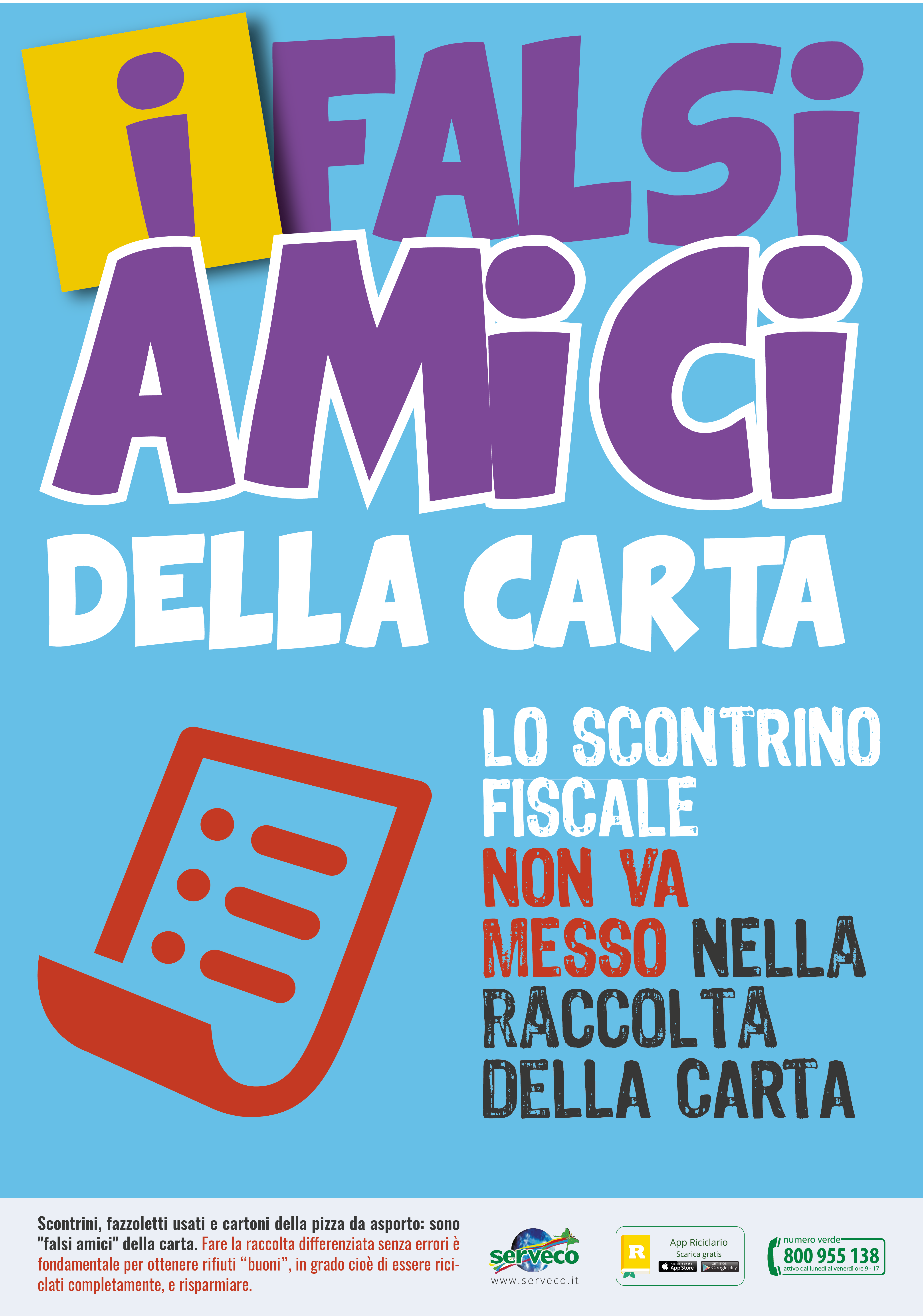 scontrini falsi amici della carta
