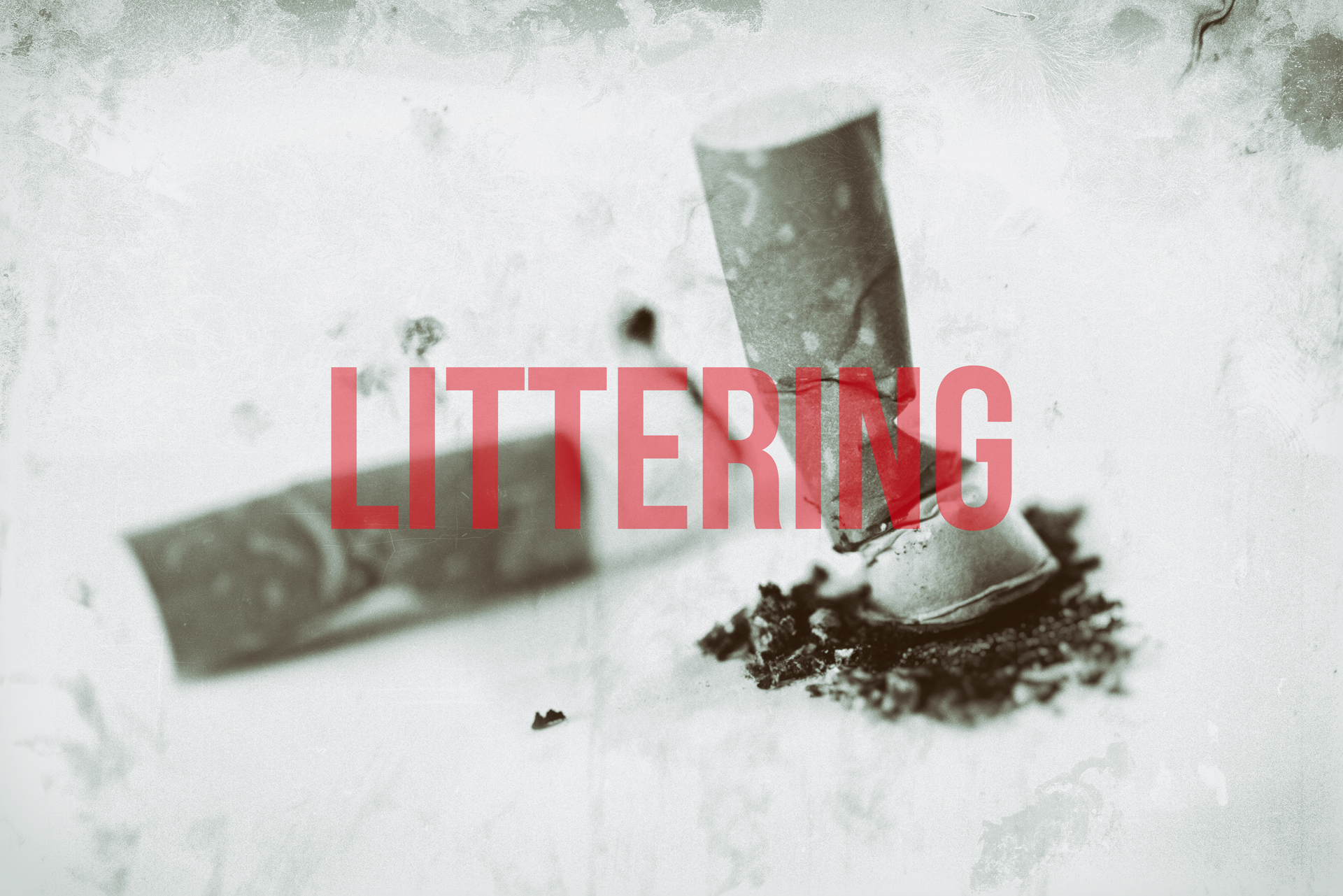 littering, non abbandonare i rifiuti per terra