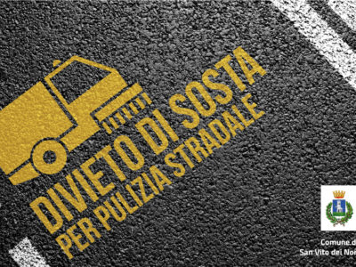 Divieto di sosta per pulizia stradale