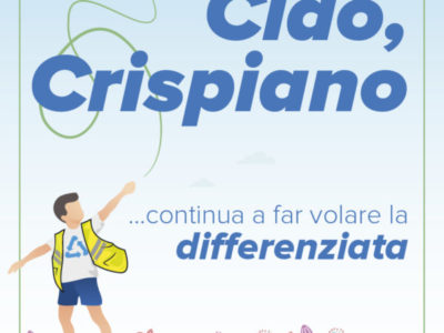 Ciao Crispiano, continua a far volare la raccolta differenziata